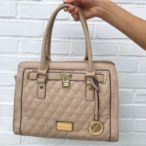 Christian Lacroix Nude Quilted Purse